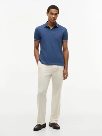 Slim Fit Tipped Polo
