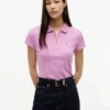 Slim Fit Zip Polo
