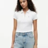 Slim Fit Zip Polo
