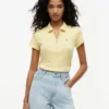 Slim Fit Zip Polo