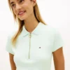 Slim Fit Zip Polo
