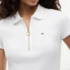 Slim Fit Zip Polo
