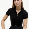 Slim Fit Zip Polo