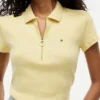 Slim Fit Zip Polo