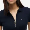 Slim Fit Zip Polo