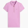 Slim Fit Zip Polo