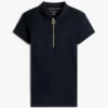 Slim Fit Zip Polo