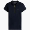 Slim Fit Zip Polo