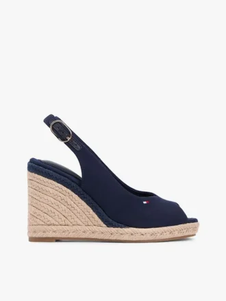 Slingback-kiilakorkoiset espadrillosandaalit