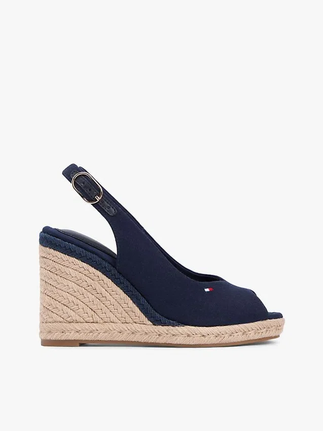 Slingback-kiilakorkoiset espadrillosandaalit Slingback-kiilakorkoiset espadrillosandaalit