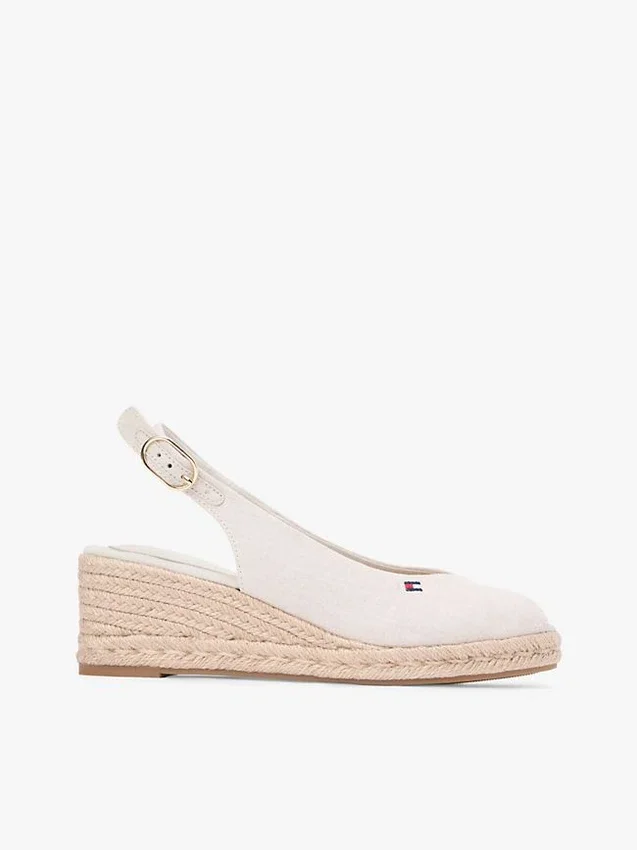 Slingback-kiilakorkoiset espadrillosandaalit Slingback-kiilakorkoiset espadrillosandaalit