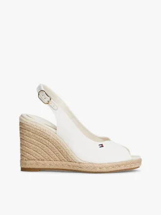 Slingback-kiilakorkoiset espadrillosandaalit