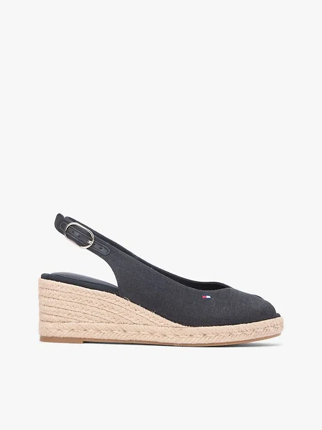 Slingback-kiilakorkoiset espadrillosandaalit Slingback-kiilakorkoiset espadrillosandaalit