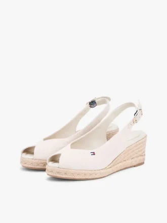 Slingback-kiilakorkoiset espadrillosandaalit
