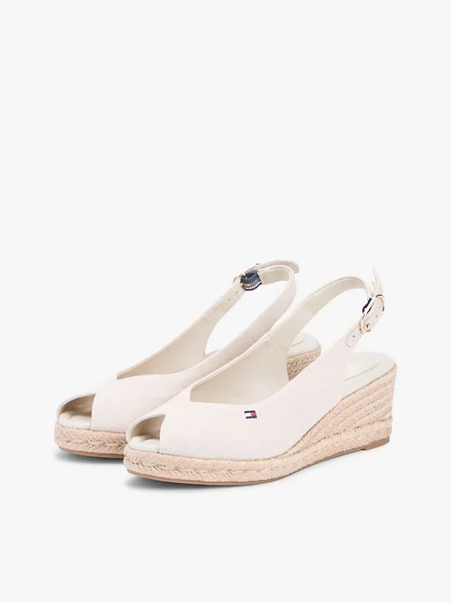 Slingback-kiilakorkoiset espadrillosandaalit Slingback-kiilakorkoiset espadrillosandaalit