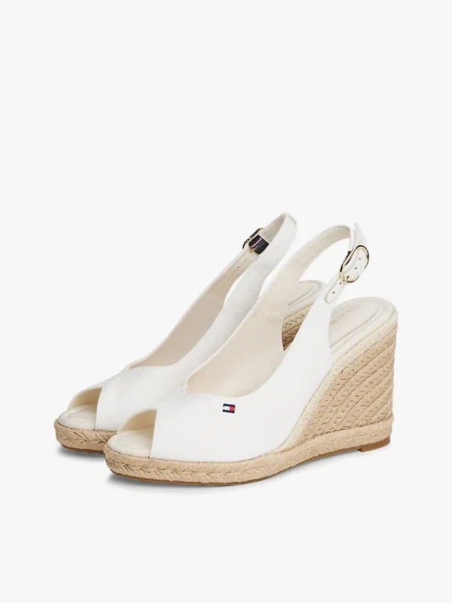 Slingback-kiilakorkoiset espadrillosandaalit Slingback-kiilakorkoiset espadrillosandaalit