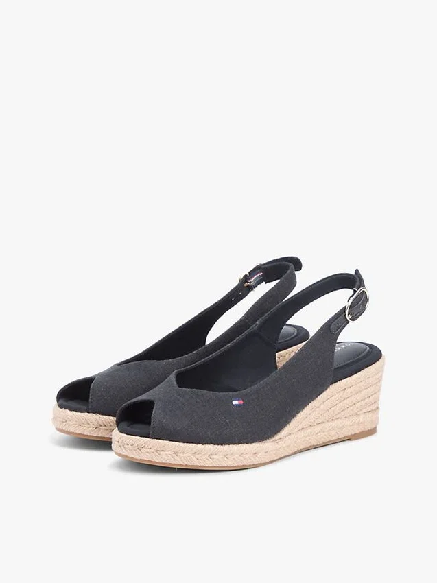 Slingback-kiilakorkoiset espadrillosandaalit Slingback-kiilakorkoiset espadrillosandaalit