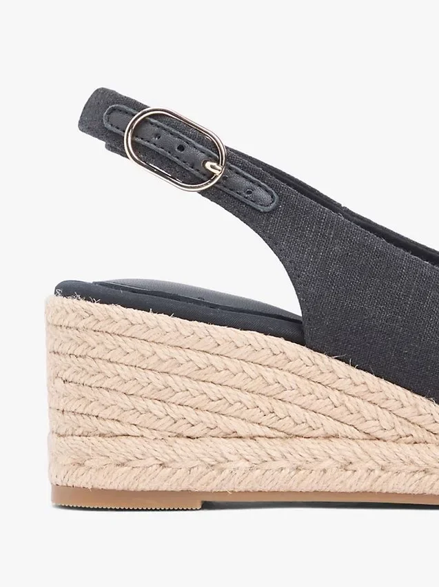 Slingback-kiilakorkoiset espadrillosandaalit Slingback-kiilakorkoiset espadrillosandaalit
