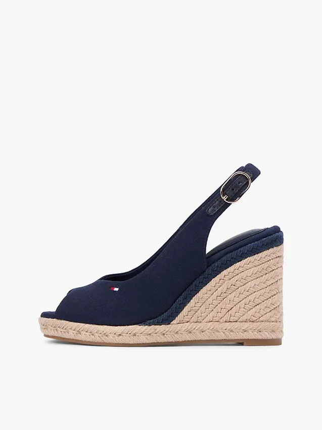 Slingback-kiilakorkoiset espadrillosandaalit Slingback-kiilakorkoiset espadrillosandaalit