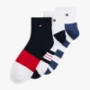 Stripe Mix Sport Quarter-Top -sukat, 3 kpl Stripe Mix Sport Quarter-Top -sukat, 3 kpl