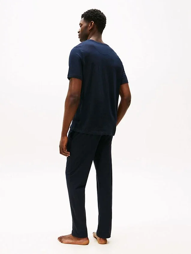 Sueded Jersey Henley -yöpaita Sueded Jersey Henley -yöpaita