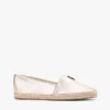 TH Monogram Metallic Leather Espadrille