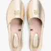 TH Monogram Metallic Leather Espadrille