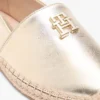 TH Monogram Metallic Leather Espadrille