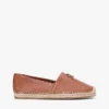 TH Monogram-nahkaiset espadrillot