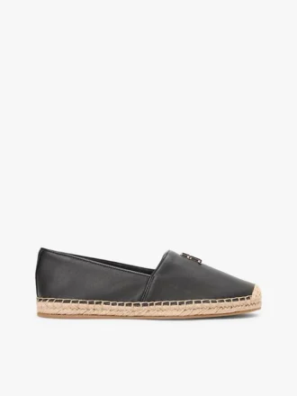 TH Monogram-nahkaiset espadrillot
