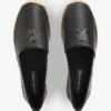 TH Monogram-nahkaiset espadrillot