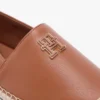 TH Monogram-nahkaiset espadrillot