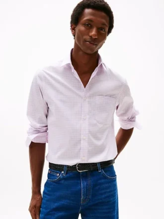 THFlex Regular Fit -ruudullinen pukeutumispusero