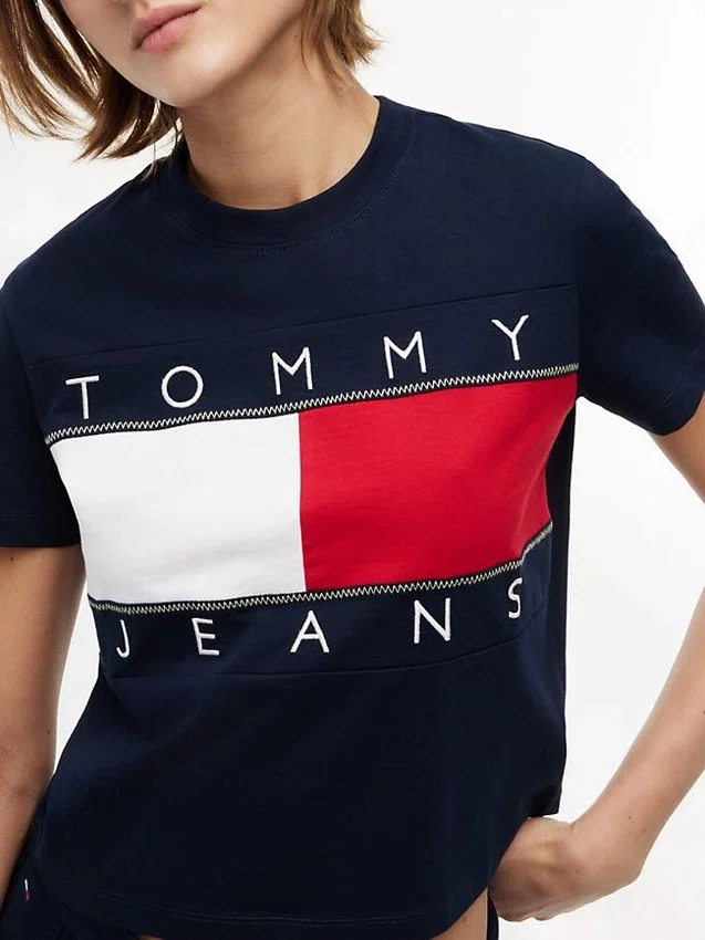 Tommy Jeans Big Flag Logo T-paita Tommy Jeans Big Flag Logo T-paita