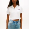 Tommy Jeans Cropped Boxy Fit Polo