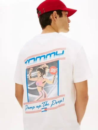 Tommy Jeans Fitness -grafiikkat-paita