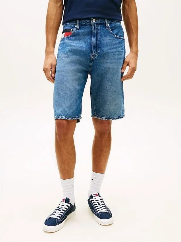 Tommy Jeans Flag Pocket -denimshortsit Tommy Jeans Flag Pocket -denimshortsit