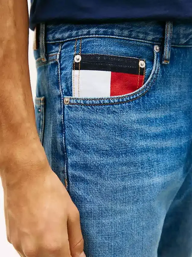 Tommy Jeans Flag Pocket -denimshortsit Tommy Jeans Flag Pocket -denimshortsit
