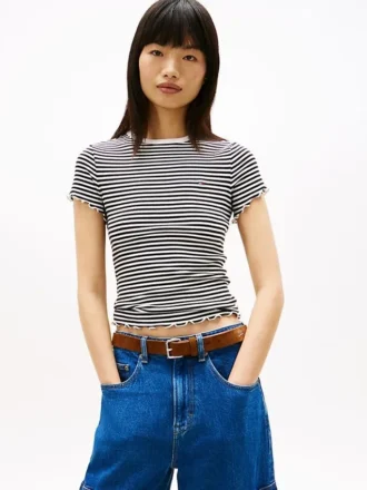 Tommy Jeans Lettuce-Trim T-paita
