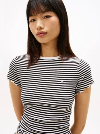 Tommy Jeans Lettuce-Trim T-paita