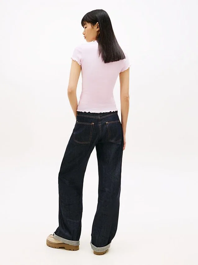 Tommy Jeans Lettuce-Trim T-paita Tommy Jeans Lettuce-Trim T-paita