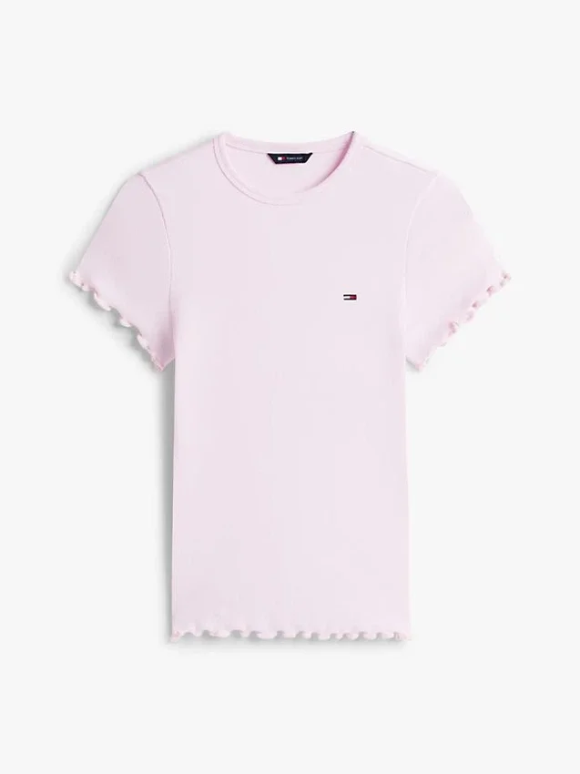 Tommy Jeans Lettuce-Trim T-paita Tommy Jeans Lettuce-Trim T-paita