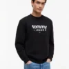 Tommy Jeans Logo Sueded -huppari Tommy Jeans Logo Sueded -huppari