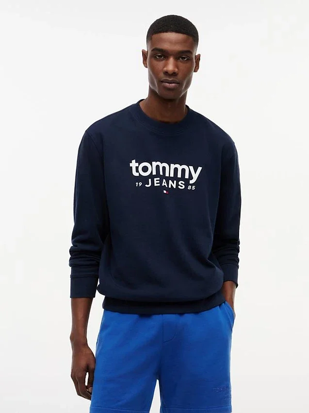 Tommy Jeans Logo Sueded -huppari Tommy Jeans Logo Sueded -huppari