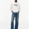 Tommy Jeans Logo Sueded -huppari Tommy Jeans Logo Sueded -huppari