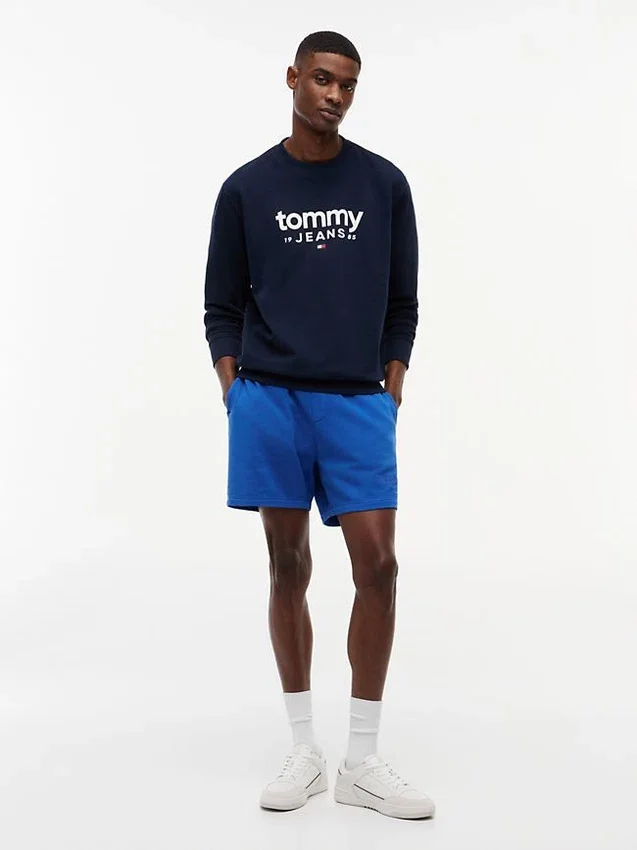 Tommy Jeans Logo Sueded -huppari Tommy Jeans Logo Sueded -huppari
