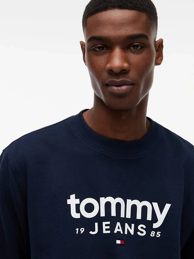 Tommy Jeans Logo Sueded -huppari Tommy Jeans Logo Sueded -huppari