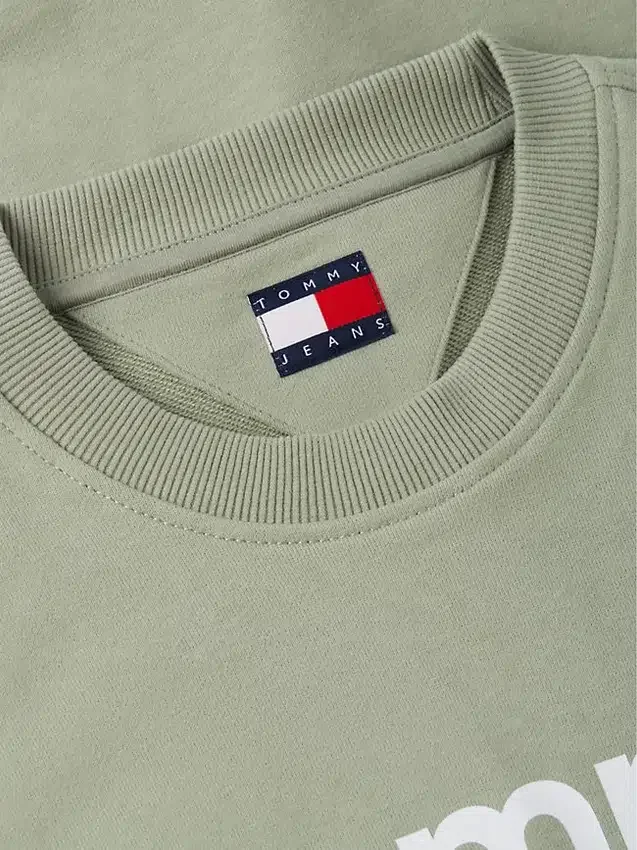 Tommy Jeans Logo Sueded -huppari Tommy Jeans Logo Sueded -huppari