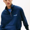 Tommy Jeans -logolla varustettu neljännesvetoketjullinen collegepaita Tommy Jeans -logolla varustettu neljännesvetoketjullinen collegepaita