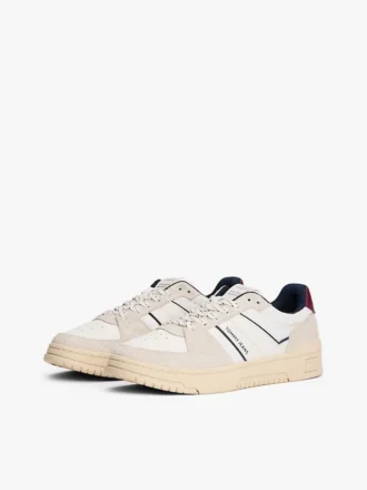 Tommy Jeans -mokkanahkaiset cupsole-lenkkarit